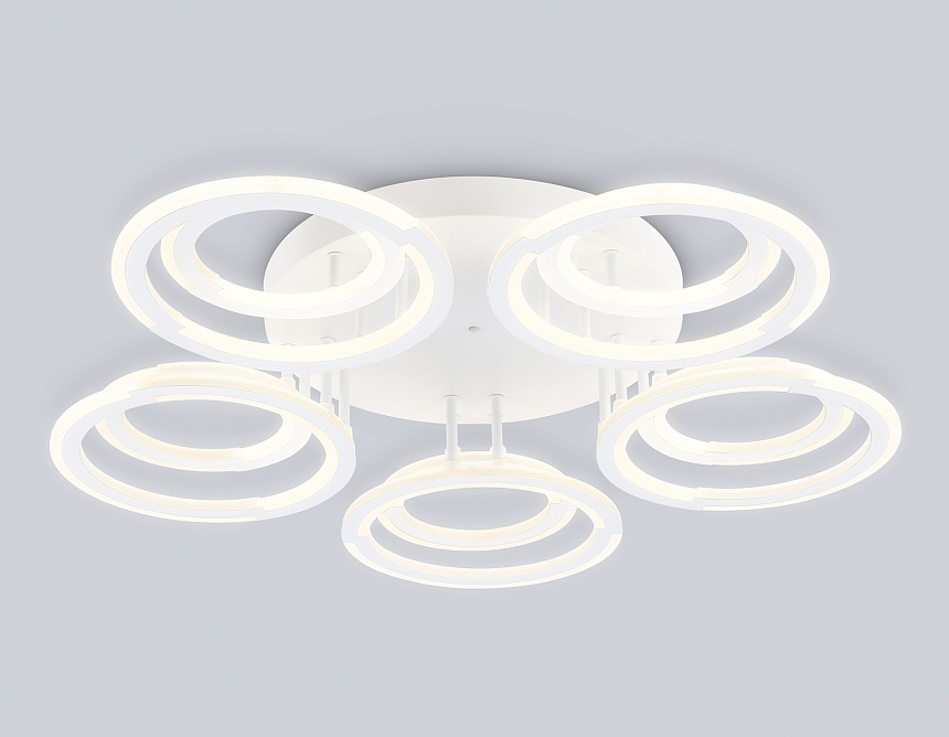 FA8944/5+5 WH белый 132W 3000-6000K D735*115 (ПДУ ИК) FA8944/5+5 WH белый 132W 3000-6000K D735*115 (ПДУ ИК)