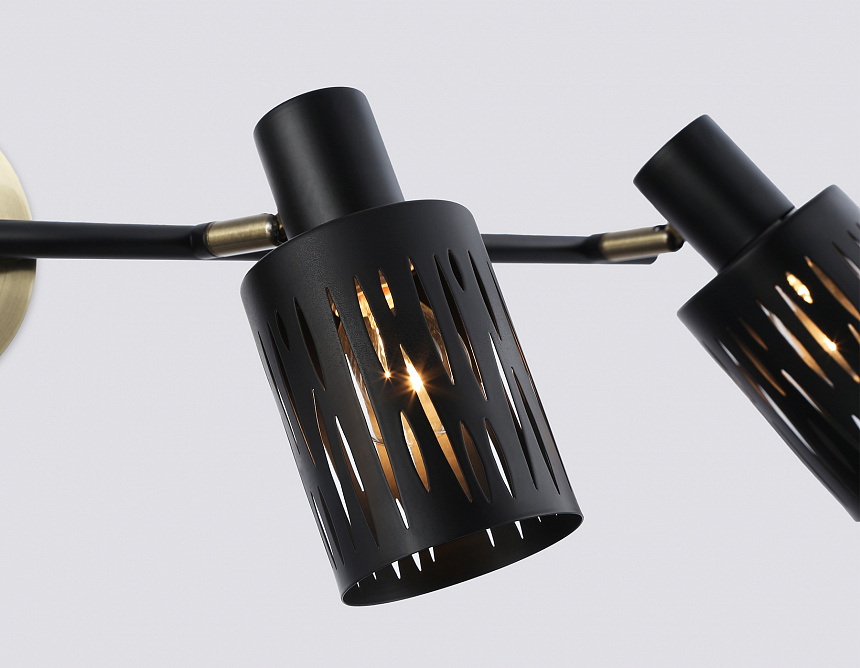 TR8670/4 BK/SB чёрный/бронза E14/4 max 60W 760*100*190