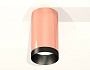 XS6326004 PPG/PBK золото розовое полированное/черный полированный MR16 GU5.3 (C6326, N6131)