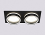 TN52424/2 BK/FR черный/белый матовый GX53 max 12W 210*105*45