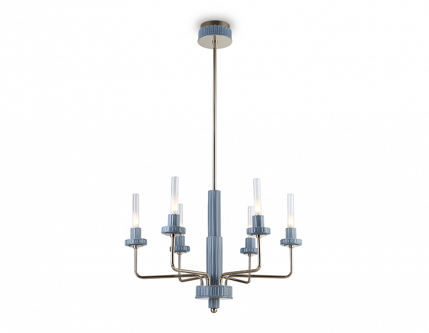 LH53124/6 GD/WH/GB золото/белый/серо-синий 10W 3000K D660*1120