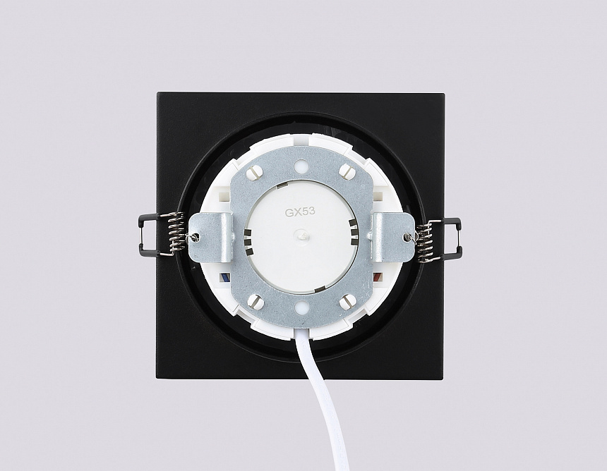 TN52342 SBK/GBK черный песок/черный глянец GX53 max 12W 115*115*25