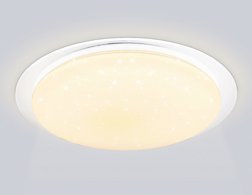 FZ770 WH белый IP20 42W 3000-6500K+RGB 450*55 (ПДУ ИК)