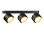 TN71295/3 BK/GD черный/золото GX53/3 max 12W 400*95*137