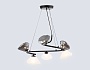 LH15003/6 BK/FR/SM черный/белый матовый/дымчатый G9*6 max 40W D630*1150
