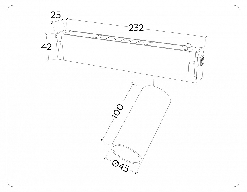 GL1212 BK черный IP20 12W 3000K-6400K 220V 36° D45*100 (Без ПДУ) GL1212 BK черный IP20 12W 3000K-6400K 220V 36° D45*100 (Без ПДУ)