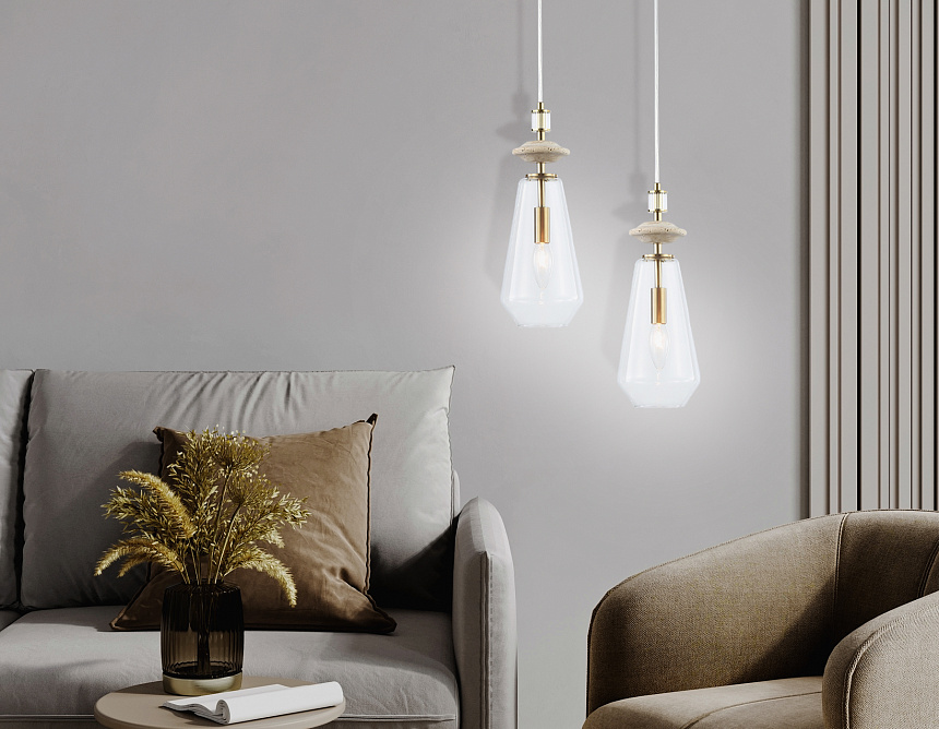 LH53301 BS/CL латунь/прозрачный E14 max 40W D130*1850