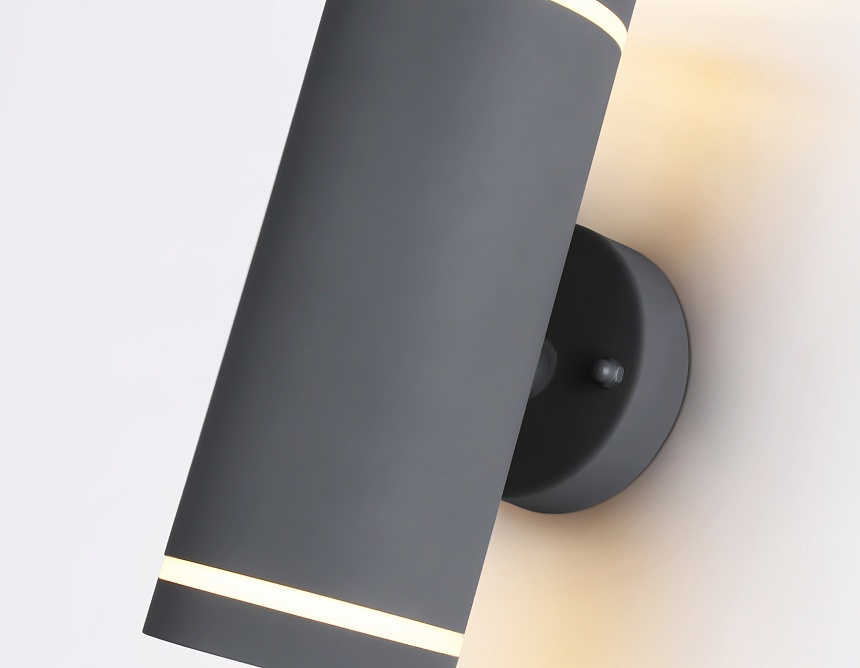 ST3332/2 GR серый IP54 GX53/2 max 15W 210*85*125