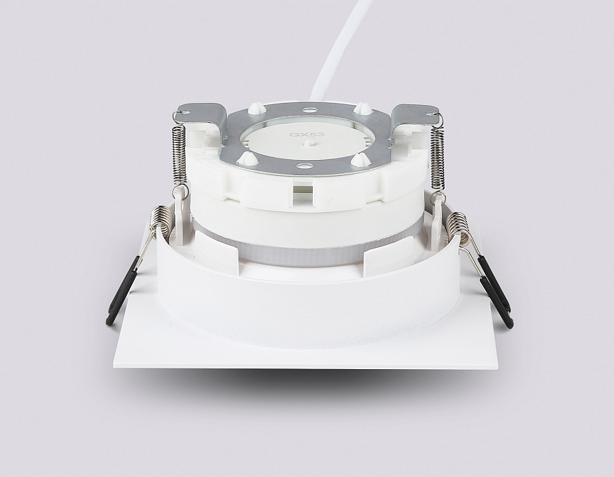 TN52341 SWH/GWH белый песок/белый глянец GX53 max 12W 115*115*25