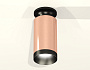 XS6326100 PPG/PBK золото розовое полированное/черный полированный MR16 GU5.3 (N6902, C6326, N6131)