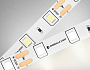 GS1002 2835 60Led/ 4.8W m/ 12V IP20 4500K/ 5000*8*1.2mm (2 конт.)