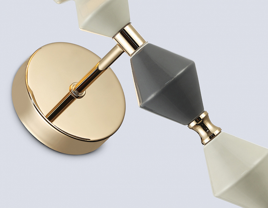 LH75409 GD/GR золото/серый E14 max 40W 150*180*415