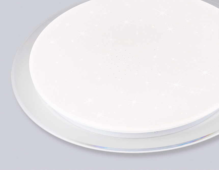 FZ770 WH белый IP20 42W 3000-6500K+RGB 450*55 (ПДУ ИК)