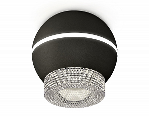 XS1102030 SBK/CL черный песок/прозрачный MR16 GU5.3 LED 3W 4200K (C1102, N7191)