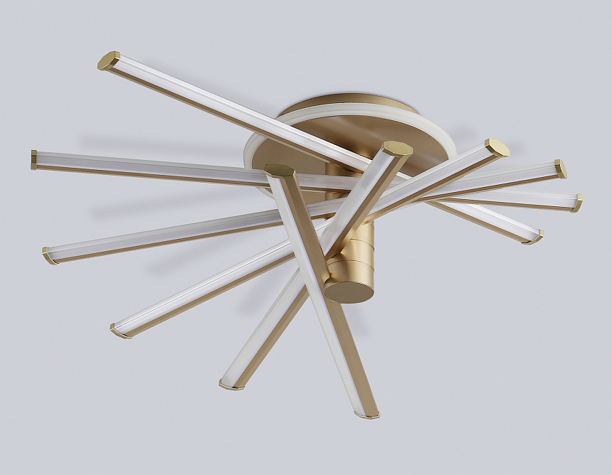 FL6234 GD золото 96W 3000K-6400K 605*605*200 (ПДУ ИК)