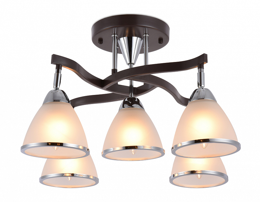 TR3113/5 DCF/CH темный кофе/хром E27 max 40W 565*565*320