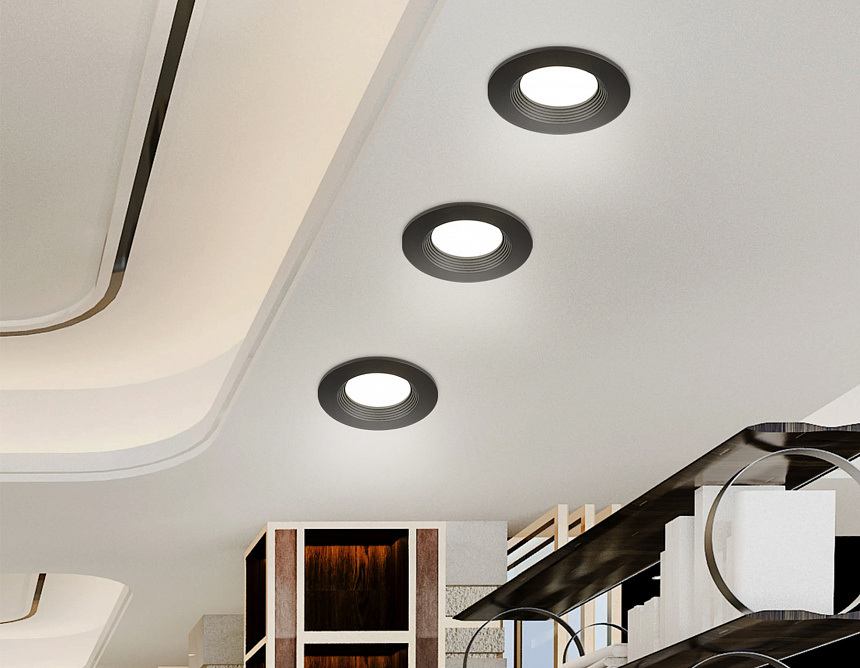 TN102816 BK черный GU5.3 D80*28 TN102816 BK черный GU5.3 D80*28