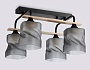 TR3033249/4 BK/WD черный/дерево E27/4 max 60W 340*340*245