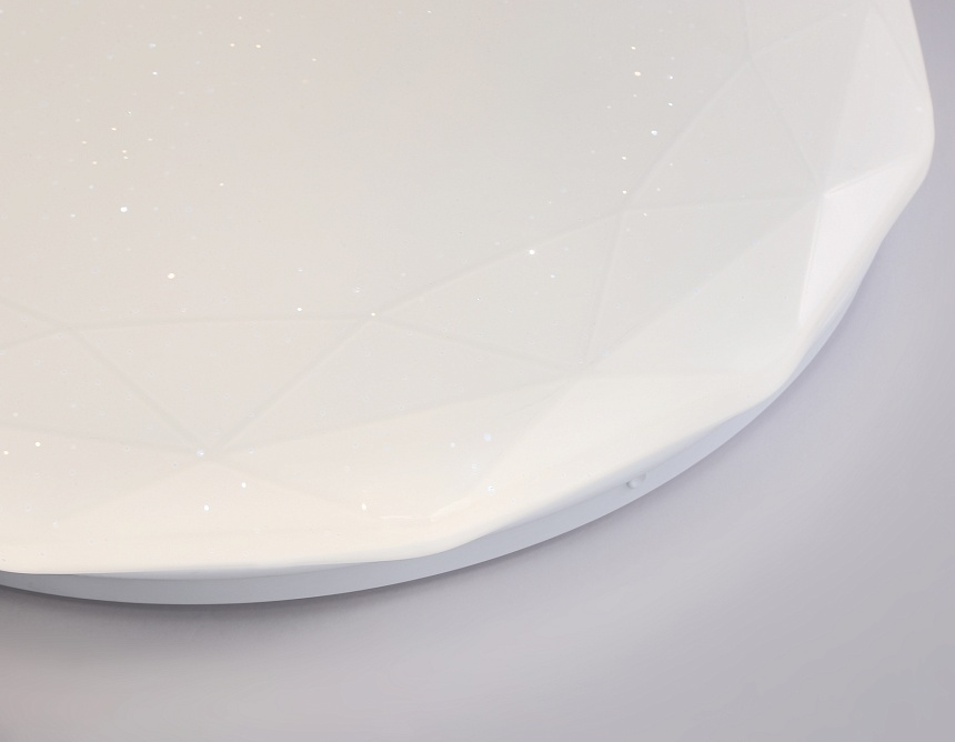 FZ417 WH белый IP20 46W 3000K-6500K+RGB D380*60 (ПДУ ИК)