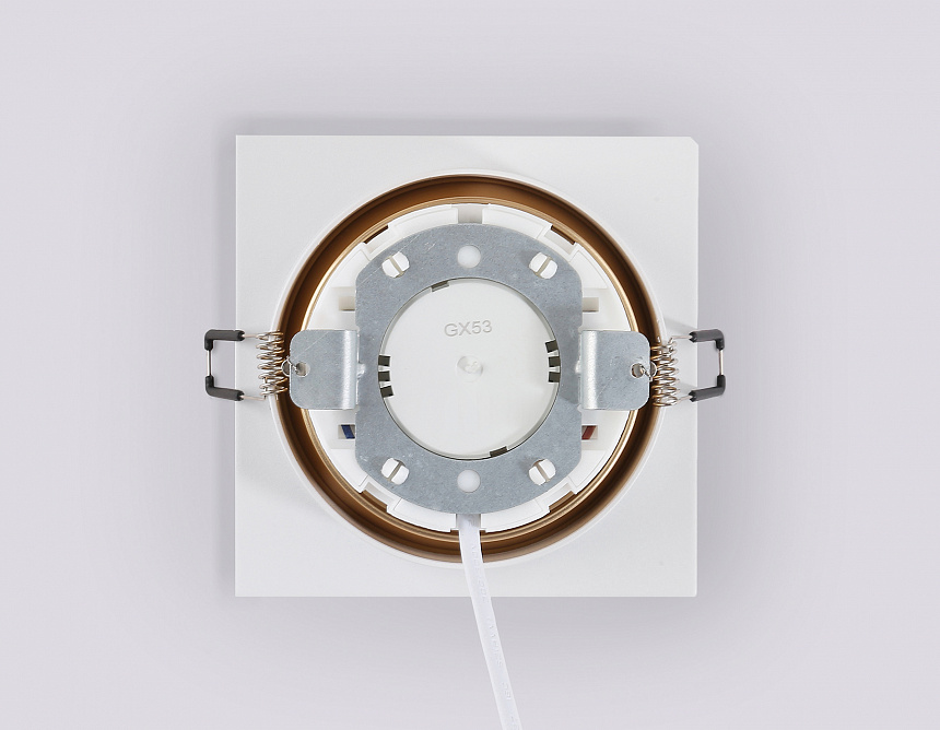 TN52338 SWH/SGD белый песок/золото песок GX53 max 12W 115*115*25