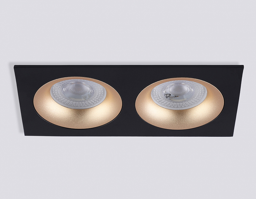 TN102735/2 BK/GD черный/золото GU5.3 175*92*23 TN102735/2 BK/GD черный/золото GU5.3 175*92*23