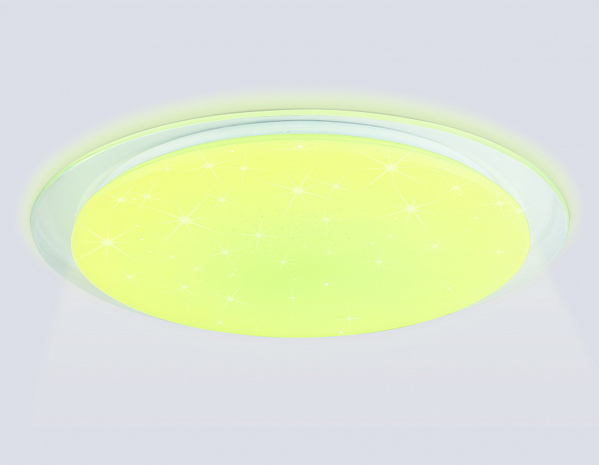 FZ780 WH белый IP20 60W 3000-6500K+RGB 570*55 (ПДУ ИК)