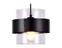 TR3646 BK/CL черный/прозрачный E27 max 40W D180*950