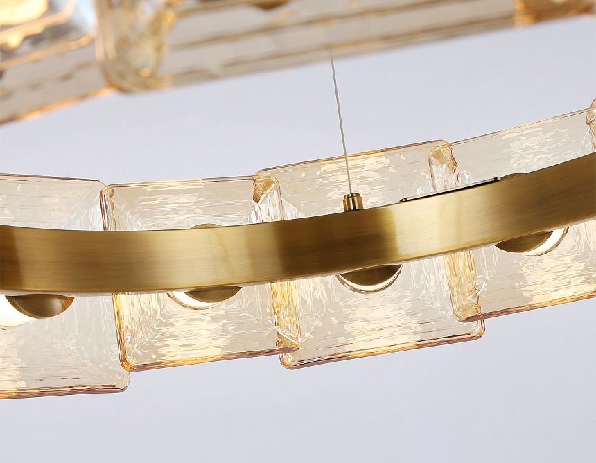 LH31027 BS/TI латунь/янтарь 72W 3000K D700*150