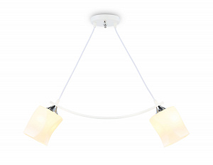 TR303154/2 WH/CH/FR белый/хром/белый матовый E27/2 max 40W 640*115*410