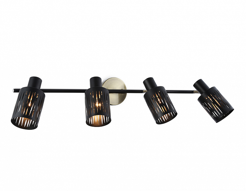 TR8670/4 BK/SB чёрный/бронза E14/4 max 60W 760*100*190