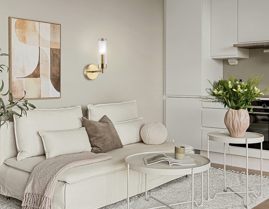 LH55164 BS/CL латунь/прозрачный E14 max 40W 155*100*245