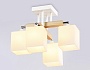 TR9512/4 WH/CH/FR белый/хром/белый матовый E27*4 max 40W D567*266