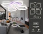 FA4501/4 WH белый 75W 3000K+BL/4200K+PU/3000K+6400K 500*500*75 (ПДУ ИК)