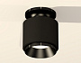 XS7511060 SBK/PBK черный песок/черный полированный MR16 GU5.3 (N7926, C7511, N7031)