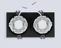 TN6615/2 BK черный IP44 GX53/2 max 15W 215*110*24
