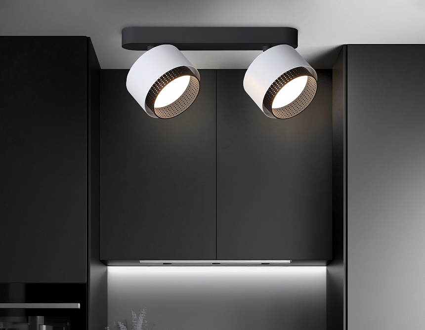 TN71285/2 WH/BK белый/черный GX53/2 max 12W 270*95*137