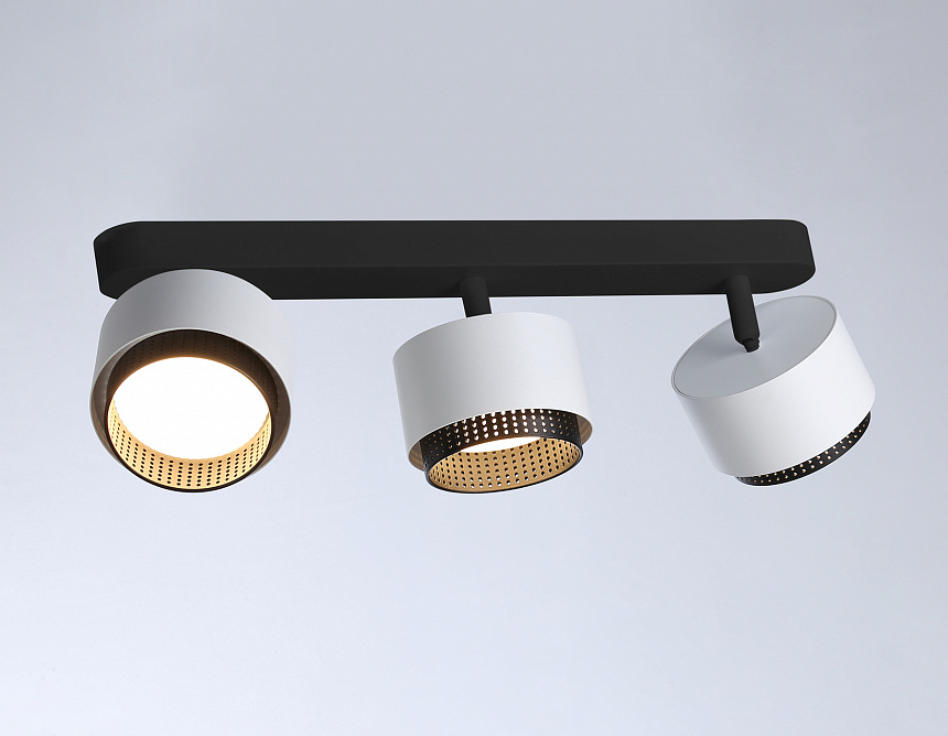 TN71291/3 WH/BK белый/черный GX53/3 max 12W 400*95*137