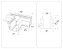 GL1044 BK черный коннектор Т-образный для корпуса в натяжной потолок Magnetic 220V 140*100*61