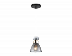 TR3406 BK/FGD/SM черный/золото/дымчатый E27 max 60W D135*1000