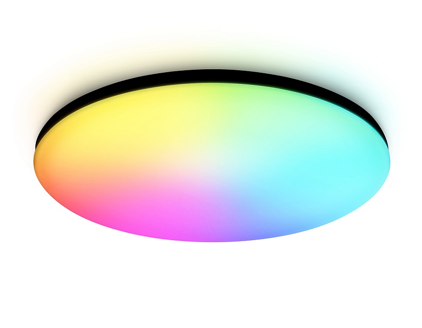 FZ2005 BK черный IP54 25W 3000K-6500K+RGB Wi-Fi Алиса/Tuya/Smart Home/Alexa D370*55 (ПДУ ИК)
