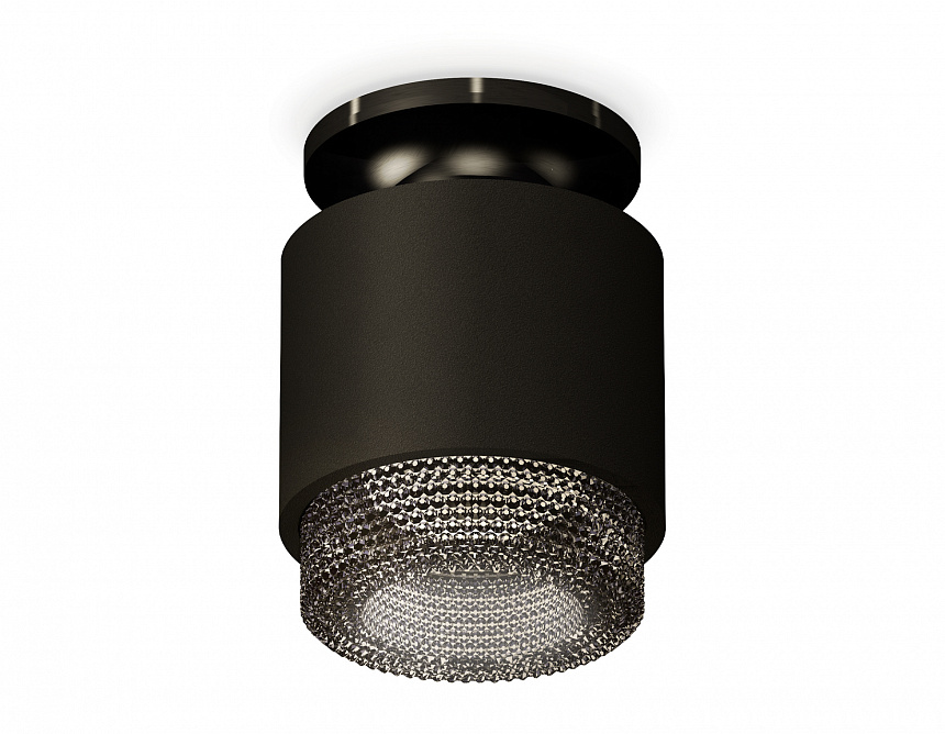 XS7511062 SBK/PBK/BK черный песок/черный полированный/тонированный MR16 GU5.3 (N7926, C7511, N7192)