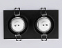 TN102746/2 BK черный IP20 GU5.3/2 180*95*25